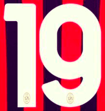 2024-25 AC Milan**125th Year Anniversary**Home Shirt Number#19 Official Player Issue Size Number