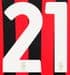 2024-25 AC Milan**125th Year Anniversary**Home Shirt Number#21 Official Player Issue Size Number
