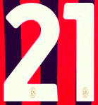 2024-25 AC Milan**125th Year Anniversary**Home Shirt Number#21 Official Player Issue Size Number