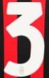 2024-25 AC Milan**125th Year Anniversary**Home Shirt Number#3 Official Player Issue Size Number