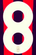 2024-25 AC Milan**125th Year Anniversary**Home Shirt Number#8 Official Player Issue Size Number