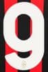 2024-25 AC Milan**125th Year Anniversary**Home Shirt Number#9 Official Player Issue Size Number