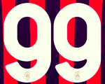 2024-25 AC Milan**125th Year Anniversary**Home Shirt Number#99 Official Player Issue Size Number