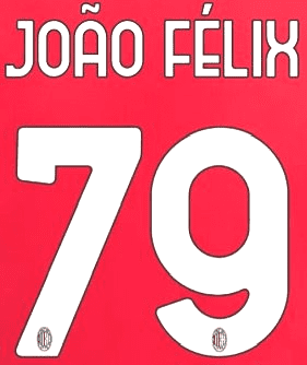 2024-25 AC Milan Home Shirt JOAO FELIX 79 Official Player Issue