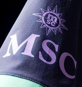 2024-25 AC Milan**MSC**Third Shirt Official Player Issue Size Football Sponsor Logo