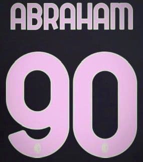 2024-25 AC Milan Third Shirt ABRAHAM#90 Official Player Issue Size Name Number Set