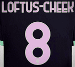 2024-25 AC Milan Third Shirt LOFTUS-CHEEK#8 Official Player Issue Size Name Number Set