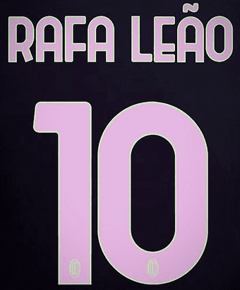 2024-25 AC Milan Third Shirt RAFA LEAO#10 Official Player Issue Size Name Number Set