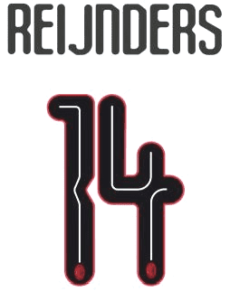 2024-25 AC Milan UCL Away Shirt REIJNDERS#14 Official Player Issue Size Name Number Set