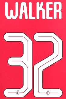 2024-25 AC Milan UCL Home Shirt WALKER#32 Official Player Issue Size Name Number Set