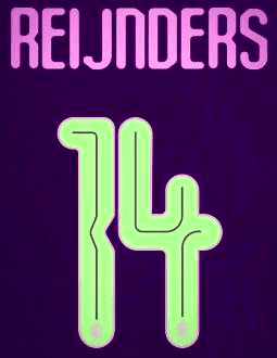 2024-25 AC Milan UCL Third Shirt REIJNDERS#14 Official Player Issue Size Name Number Set