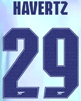 2024-25 Arsenal UCL & FA CUP Third Shirt HAVERTZ 29 Official