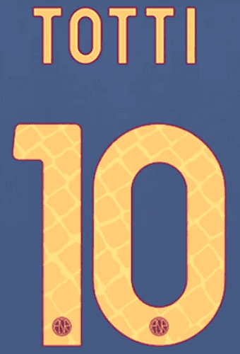2024-25 AS Roma HERO SET Third Shirt TOTTI#10 Official Player Issue Size Name Number Set