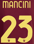 2024-25 AS Roma Home Shirt MANCINI#23 Official Player Issue Size Name Number Set