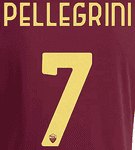 2024-25 AS Roma Home Shirt PELLEGRINI#7 Official Player Issue Size Name Number Set
