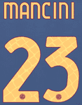 2024-25 AS Roma Third Shirt MANCINI#23 Official Player Issue Size Name Number Set