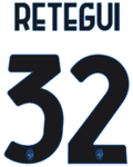 2024-25 Atalanta Away/Third Shirt RETEGUI#32 Official Player Issue Size Name Number Set