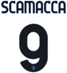 2024-25 Atalanta Away/Third Shirt SCAMACCA#9 Official Player Issue Size Name Number Set