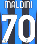 2024-25 Atalanta Home Shirt MALDINI#70 Official Player Issue Size Name Number Set