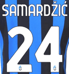 2024-25 Atalanta Home Shirt SAMARDZIC#24 Official Player Issue Size Name Number Set