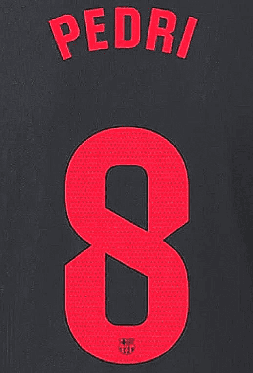 2024-25 Barcelona LA LIGA Away Shirt PEDRI 8 Official Player Issue