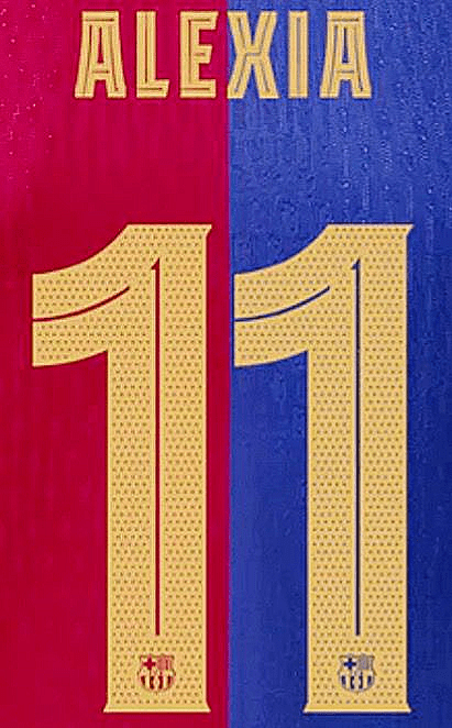 2024-25 Barcelona Women UCL Home Shirt ALEXIA 11 Official Player