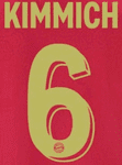 2024-25 Bayern Munich**125 Year Anniversary**Shirt KIMMICH#6 Official Football Name Number Set