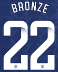 2024-25 Chelsea FA WSL Home/Third Shirt BRONZE#22 Official Player Issue Size Name Number Set