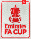 2024-25 Emirates FA Cup**Manchester United Winners 13**Official Player Issue Football Badge Patch