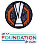 2024-25 Europa League EUROPA & UEFA FOUNDATION Official Player Issue Size Football Badge Patch Set