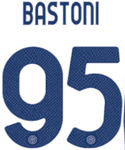 2024-25 Inter Milan Away Shirt BASTONI#95 Official Player Issue Size Name Number Set