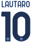 2024-25 Inter Milan Away Shirt LAUTARO#10 Official Player Issue Size Name Number Set