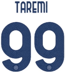 Inter Number 99 2024-25 Inter Milan Away Shirt TAREMI 99 Official Player Issue Size ...