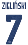 2024-25 Inter Milan Away Shirt ZIELINSKI#7 Official Player Issue Size Name Number Set