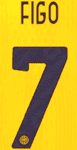 2024-25 Inter Milan HERO SET Third Shirt FIGO#7 Official Player Issue Size Name Number Set