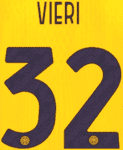 2024-25 Inter Milan HERO SET Third Shirt VIERI#32 Official Player Issue Size Name Number Set