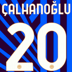 2024-25 Inter Milan Home Shirt CALHANOGLU#20 Official Player Issue Size Name Number Set