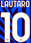 2024-25 Inter Milan Home Shirt LAUTARO#10 Official Player Issue Size Name Number Set