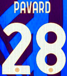 2024-25 Inter Milan Home Shirt PAVARD#28 Official Player Issue Size Name Number Set