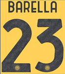 2024-25 Inter Milan Third Shirt BARELLA#23 Official Player Issue Size Name Number Set