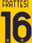 2024-25 Inter Milan Third Shirt FRATTESI#16 Official Player Issue Size Name Number Set
