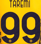 2024-25 Inter Milan Third Shirt TAREMI#99 Official Player Issue Size Name Number Set