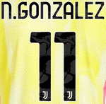 2024-25 Juventus Home/Away Shirt N.GONZALEZ#11 Official Player Issue Size Name Number Set