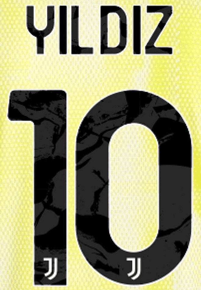 2024-25 Juventus Home/Away Shirt YILDIZ 10 Official Player Issue