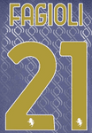 2024-25 Juventus Third Shirt FAGIOLI#21 Official Player Issue Size Name Number Set