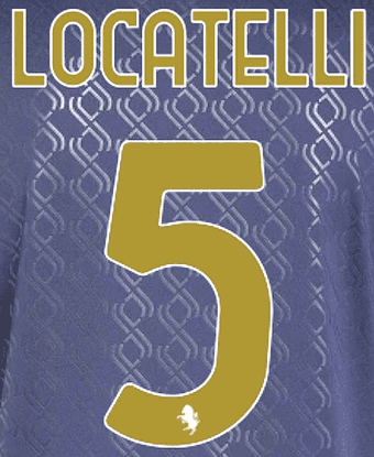 2024-25 Juventus Third Shirt LOCATELLI#5 Official Player Issue Size Name Number Set