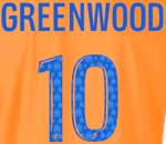 2024-25 Marseille Third Shirt GREENWOOD#10 Official Player Issue Size Name Number Set