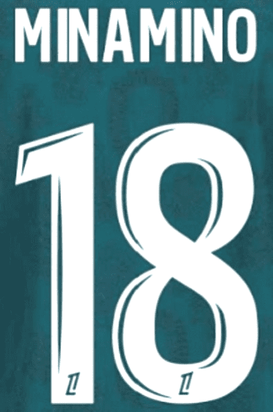 2024-25 Monaco Away Shirt MINAMINO 18 Official Player Issue Size