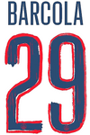 2024-25 PSG**Paris St Germain**UCL Away Shirt BARCOLA#29 Official Player Issue Name Number Set