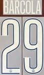 2024-25 PSG*Paris St Germain*UCL Fourth Shirt BARCOLA#29 Official Player Issue Size Name Number Set